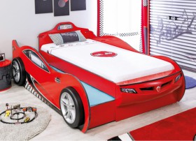 CARBED Кровать-машина Coupe с выдвижной кроватью Red 20.03.1306.00 в Кургане - kurgan.katalogmebeli.com | фото