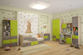 Детская комната Пуговка в Кургане - kurgan.katalogmebeli.com | фото