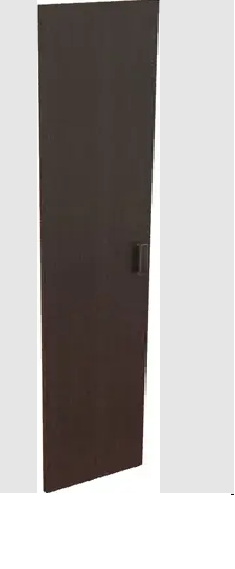 Дверь из ЛДСП к узкому стеллажу К-975. Ф Венге в Кургане - kurgan.katalogmebeli.com | фото