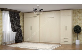 Комплект мебели со шкаф-кроватью трансформер Ратмир в Кургане - kurgan.katalogmebeli.com | фото 2