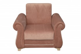 Кресло для отдыха "Порто" (велюр киви корица / микровельвет крем) в Кургане - kurgan.katalogmebeli.com | фото 8
