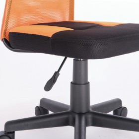 Кресло компактное BRABIX Smart MG-313 (черный, оранжевый) в Кургане - kurgan.katalogmebeli.com | фото 5