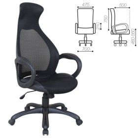 Кресло офисное BRABIX Genesis EX-517 (черное) в Кургане - kurgan.katalogmebeli.com | фото