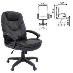 Кресло офисное BRABIX Trend EX-568 (черный) в Кургане - kurgan.katalogmebeli.com | фото