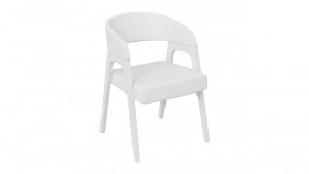 Кресло «Техас 1» (Белый матовый/Экокожа Белый №66) в Кургане - kurgan.katalogmebeli.com | фото
