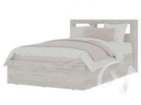 Кровать 1,2 МС Гранд (дуб крафт белый) в Кургане - kurgan.katalogmebeli.com | фото