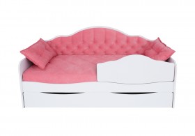 Кровать 170 серии Иллюзия Лайт 1 ящик 89 Розовый (подушки) в Кургане - kurgan.katalogmebeli.com | фото