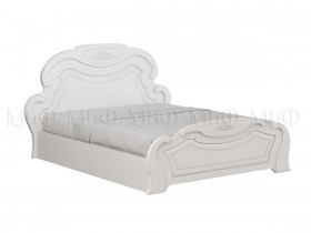 Кровать 1,4м Александрина (Белый/Белый глянец) в Кургане - kurgan.katalogmebeli.com | фото
