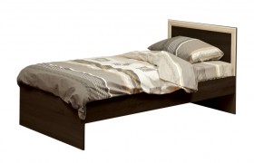 Кровать одинарная 21.55 (шир. 900) с настилом (венге/профиль дуб линдберг)/осн. в Кургане - kurgan.katalogmebeli.com | фото