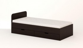 Кровать с ящиками 900 (Венге) в Кургане - kurgan.katalogmebeli.com | фото