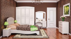 Модульная спальня Каролина в Кургане - kurgan.katalogmebeli.com | фото