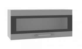 Ройс ГПГСФ 800 Шкаф верхний горизонтальный (Графит софт/корпус Серый) в Кургане - kurgan.katalogmebeli.com | фото