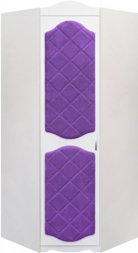 Шкаф угловой Иллюзия 32 Фиолетовый в Кургане - kurgan.katalogmebeli.com | фото