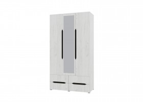Шкаф 3-х створчатый с ящиками и зеркалом Вега (Прованс) в Кургане - kurgan.katalogmebeli.com | фото