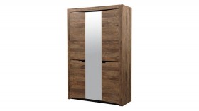 Шкаф для одежды "Лючия" (3-х дв.) (кейптаун/зеркало) в Кургане - kurgan.katalogmebeli.com | фото