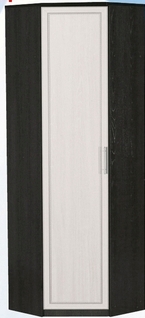 Шкаф для одежды угловой ДЛЯ ГОСТИНОЙ ШОУ-695 Венге/Дуб выбеленный в Кургане - kurgan.katalogmebeli.com | фото