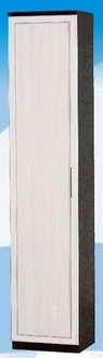 Шкаф высокий ДЛЯ ГОСТИНОЙ ШВ-450 Венге/Дуб выбеленный в Кургане - kurgan.katalogmebeli.com | фото