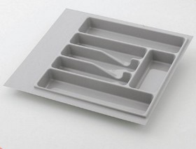 Вкладыш для кухонных принадлежностей, серый, Volpato 300 мм в Кургане - kurgan.katalogmebeli.com | фото